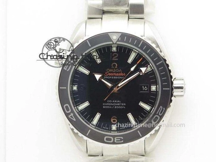 0209 FlexibleFit Seamaster Professional Chrono SS RG Blue Ceramic Blue Dial On SS RG Bracelet A 8211